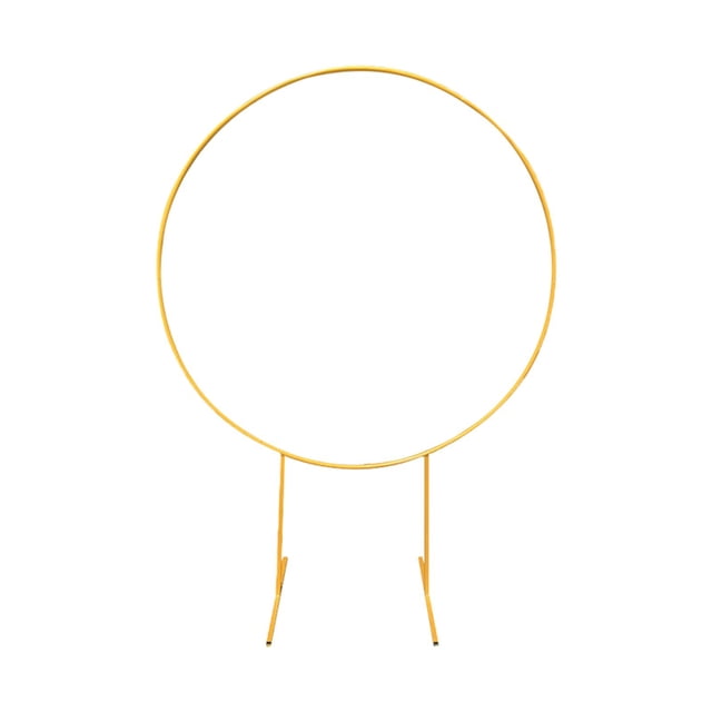 GUOOL Wedding Arch Frame Heavy Duty Round Wedding Circle Backdrop Stand Frame Thickend Aureate 1m 6