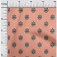 thumbnail image 1 of oneOone Georgette Viscose Fabric Floral Block Print Fabric By The Yard 42 Inch Wide, 1 of 4