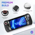 thumbnail image 4 of Accessories kit for ASUS ROG Ally 2023 - Black Accessories Bundle for ROG Alloy Gaming Handheld with Carrying Case Protective Cover case and 2 Pack Screen Protector, 6 Thumb Grips, 4 of 7