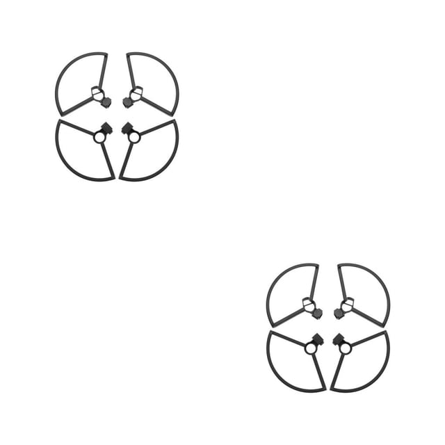 Transemion 3 Ensembles Garde d'Hélice Accessoires de Drone Accessoire de Protection Protéger Anneau Ensemble Modification Remplacement pour Mini 1/2 SE Noir 2Ensemble