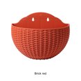thumbnail image 3 of maskred Stylish And Durable Wall Plastic Pot For Easy Installation Easy To Install ABS Plastic Flowerpot Flower Pot Drainage Red 1Set, 3 of 6