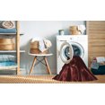thumbnail image 2 of Ahgly Company Machine Washable Indoor Rectangle Transitional Chocolate Brown Area Rugs, 6' x 9', 2 of 7
