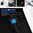 thumbnail image 3 of Amdohai Bike Light Set, Speedometer LED Bike Lights with Horn, LCD Display USB Rechargeable Bike Tail Light and Cycle Head Light Front Light Set, 3 of 7