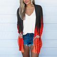 thumbnail image 2 of Pompotops Blouse Décontractée à Manches Longues Imprimée pour Femme avec Poche Cardigan Manteau Liquidation, 2 of 5