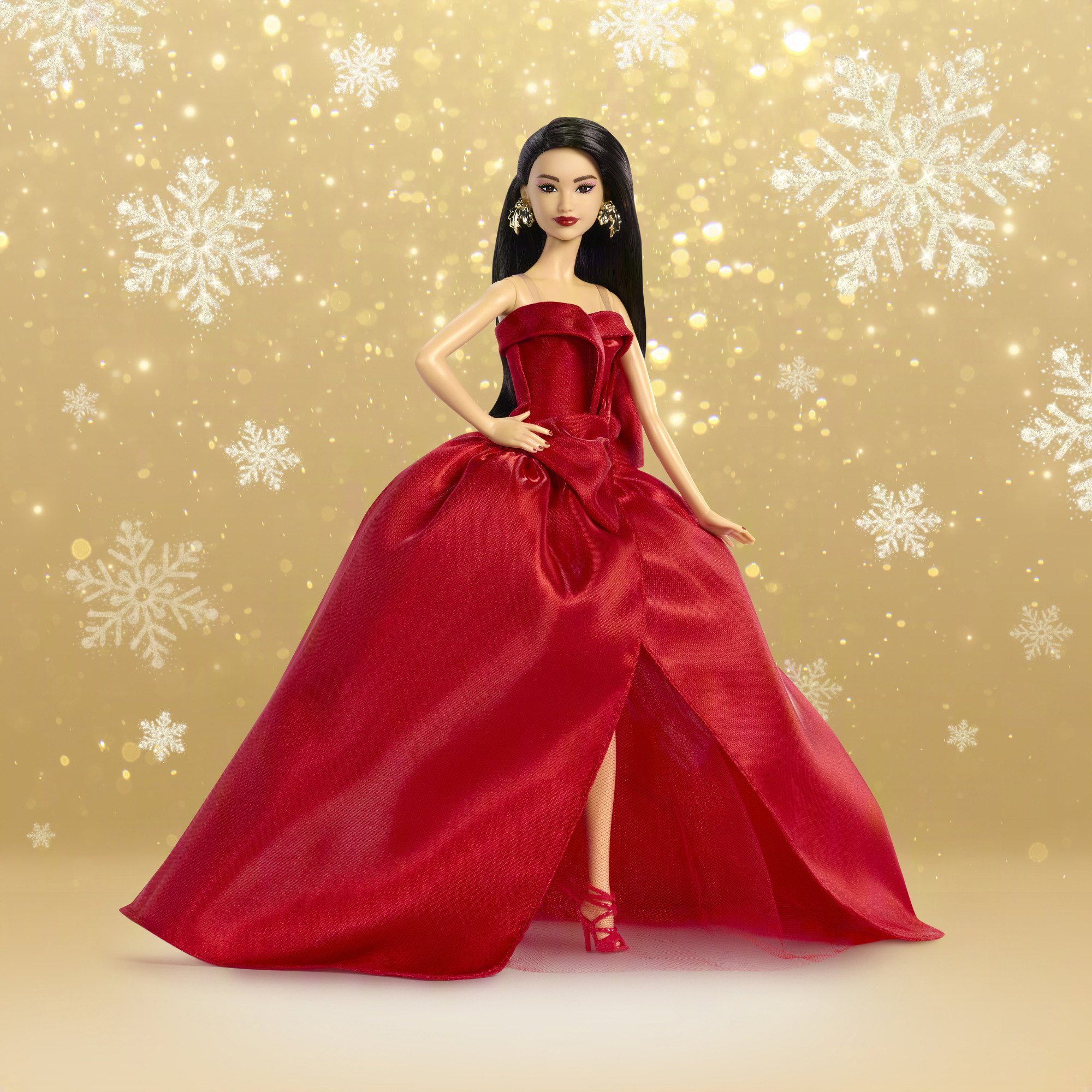Barbie Poupée Barbie Joyeux Noël 2026 avec emballage de présentation