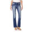 thumbnail image 1 of WallFlower Women's Legendary Bootcut Mid-Rise Insta Stretch Juniors Jeans (Standard and Plus), 1 of 6