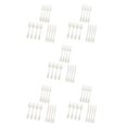 thumbnail image 3 of Transemion Plastic Forks Spoons Knifes Silverware Decor Party White 18.5cm 5Set, 3 of 6