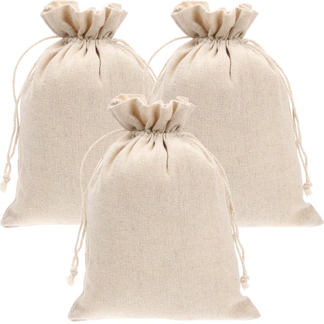3Pcs Cloth Jewelry Bags Portable Jewelry Storage Pouch Candy Wrapping Bags