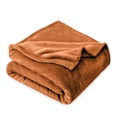 thumbnail image 1 of Bare Home Microplush Fleece Blanket - 300 GSM - Fuzzy Microfleece - Soft & Plush - Full/Queen, Sienna, 1 of 5