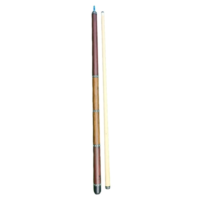 Siruishop 57" Pool Cue Cue for Pool Table Portable Wood for Bar Club Pool Table Sports Dark Brown