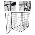 thumbnail image 1 of ifundom 1Pc Foldable Black Cat Cage for Pets Rust Resistant with Transparent View Suitable for Small Cats, 1 of 7