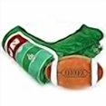 thumbnail image 3 of Posh Home Jeu de Sport sur le Terrain Microplush Réversible Sherpa Interactif Ensemble Cadeau avec Coussin (Football), 3 of 4