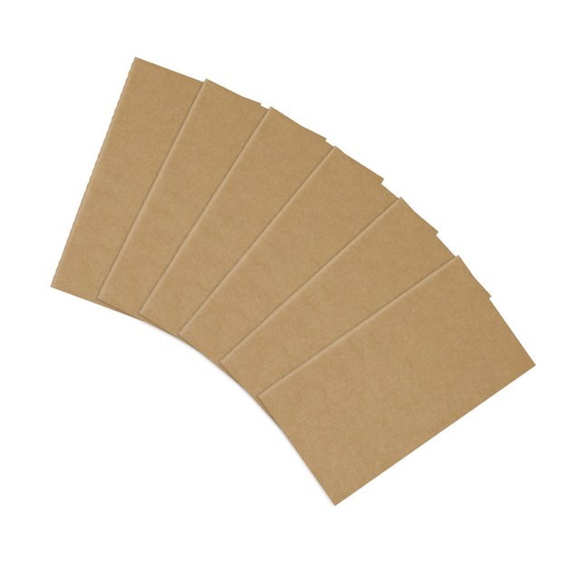 CRAFTHROU 10 Pcs Bloc-Notes Vierge Papier Kraft pour Journal École Bureau Voyage