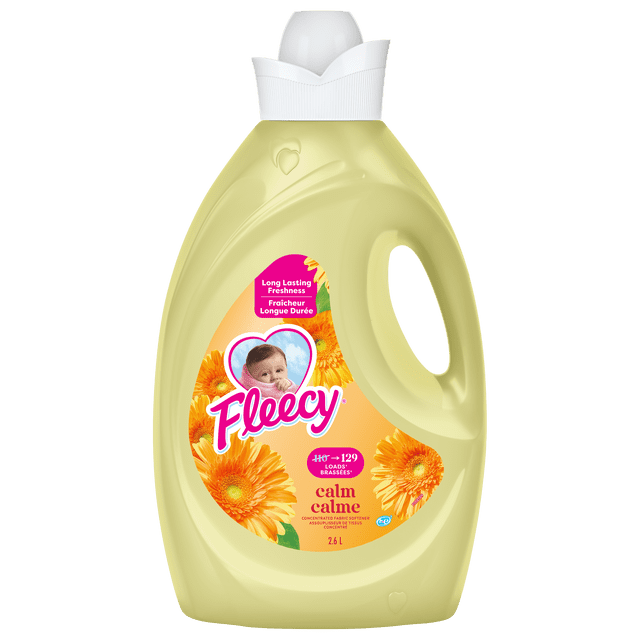Fleecy Calm Concentrated Fabric Softener, Vanilla and Honey Lotus Scent, 2.6 L