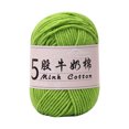 thumbnail image 1 of Birdeem 5 Strands Milk Cotton Doll Crochet Diy Knitting Thread Baby Sweater Wool Ball, 1 of 6