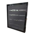 thumbnail image 3 of Bunblic Challenge Display Case Poker Chips Holder Storage Protection Dustproof Wall Cabinet Rack Shadow Box for Ceremonies Medal Thickened Black, 3 of 8