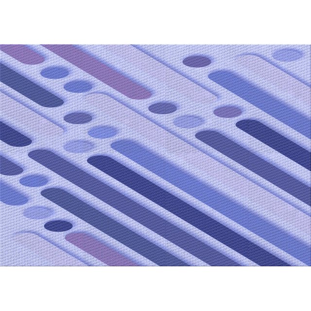 Ahgly Company Tapis d'Intérieur Rectangulaire Transitionnel Bleu Angel Blue Lavable à la Machine, 2 Pieds x 3 Pieds