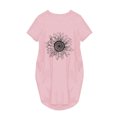 thumbnail image 5 of Robes d'Été Grande Taille pour Femmes 2024 Robe Décontractée Ample à Imprimé Tournesol Robe à Manches Courtes à Col en V Économisez jusqu'à 65 % de Rabais!, 5 of 5