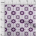 thumbnail image 1 of oneOone Polyester Lycra Purple Fabric Geometric Block Craft Projects Decor Fabric Printed By The Yard 56 Inches Wide, 1 of 1