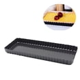 thumbnail image 2 of CIMAXIC Nonstick Fluted Pie Tart Pan Mold Baking Removable Bottom Quiche Tool,14.17"X5.91"X1.18", 2 of 4