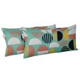 thumbnail image 2 of VargottamIndoor/OutdoorPolyester FabricLumbarPillowCover,All-Weather Waterproof Rectangular Cushion Case for Patio Furniture,12" x 24"Set of 2 -Geometric-31, 2 of 6