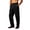 Black, variant on Viluyesy Men's Dress Pants Stripe Printed Wide Leg Business Trousers Breathable Straight Fit Office Pants White Size 3XL