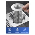 thumbnail image 5 of Stainless Steel Floor Drains Filter Screen Cover Basin Drainage Pipe Bathroom Sink Basin Repellent Device, 5 of 5