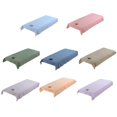 thumbnail image 4 of ziyahi Housse de Coussin de Table de Massage d'Acupuncture en Coton Réutilisable et Lavable Bleu, 4 of 9