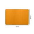 thumbnail image 3 of Rectangular Leather Placemat Solid Colour Faux Leather Placemats , Coffee Mats, Kitchen Table Mats, Easy To Clean Kitchen Table Mats, 3 of 7