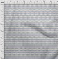 thumbnail image 3 of oneOone Tissu Popeline Sergé Coton Bio Chevron Ikat Imprimé au Mètre 42 Pouces de Large, 3 of 4
