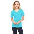 thumbnail image 1 of Bella + Canvas Ladies' Relaxed Jersey V-Neck T-Shirt, 1 of 1