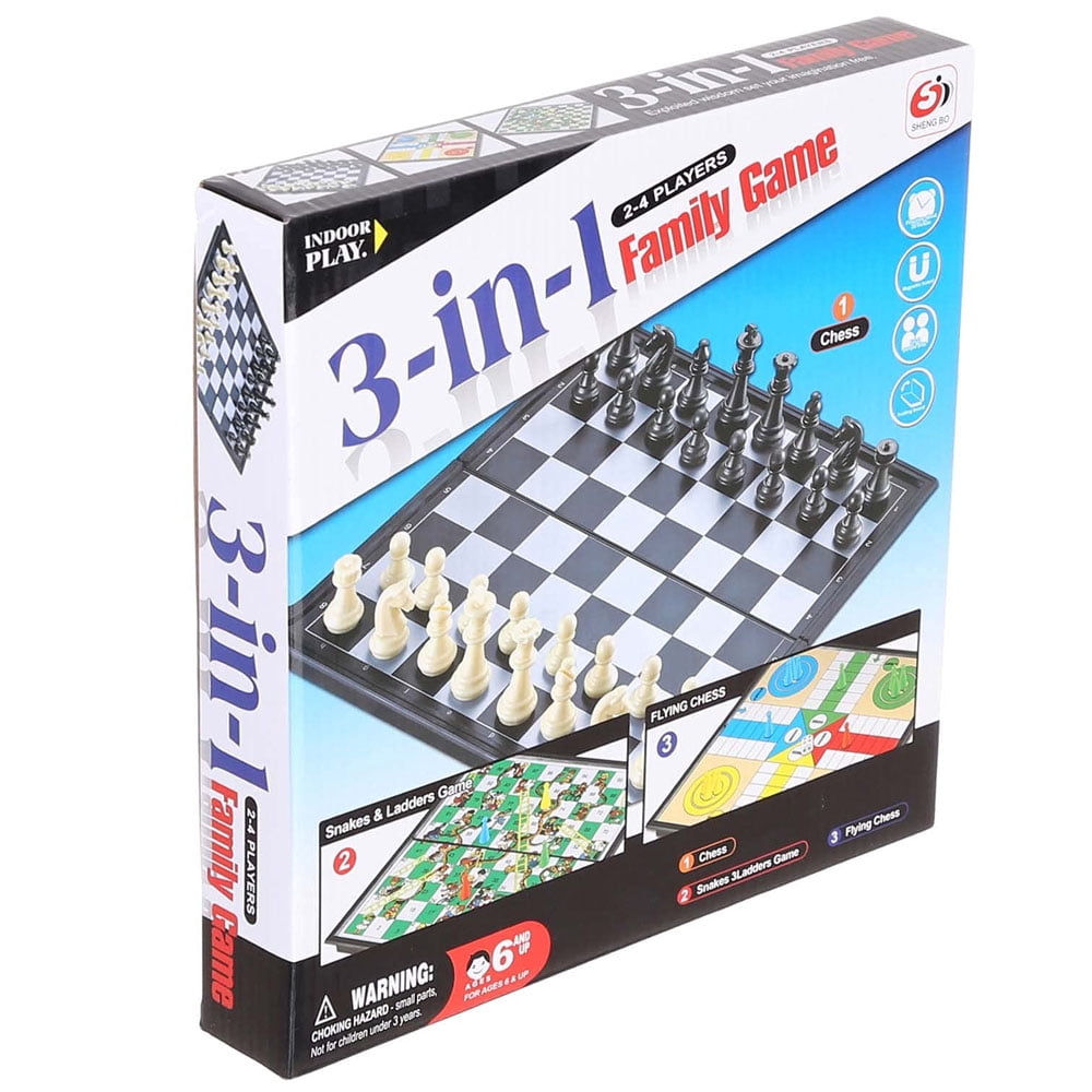 3-In-1 Family Board Game