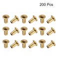 thumbnail image 3 of Unique Bargains Rivet Creux 2,5 Mm x 5 Mm à Travers le Trou Rivets Creux en Cuivre Œillets Double Face Circuit Board PCB 200 Pcs, 3 of 3