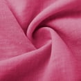 thumbnail image 5 of Pisexur Robes d'Été pour Femmes en Doux Lin-Coton Robes d'Été pour Femmes Décontractées à Col en V Manches 3/4 Robe Maxi Ample Confortable Fluide Robes pour Femmes Couleur Unie à Volants Boho Longues Robes P-2TG Rose, 5 of 5