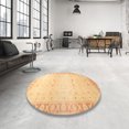 thumbnail image 3 of Ahgly Company Indoor Rectangle Abstract Orange Oriental Area Rugs, 8' x 10', 3 of 6