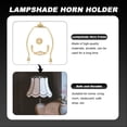 thumbnail image 4 of 2 Pcs Practical Lampshade Horn Brackets Lampshade Holder Lighting Supplies, 4 of 6