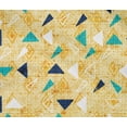 thumbnail image 4 of oneOone Cotton Flex Light Orange Fabric Texture & Triangle Geometric Craft Projects Decor Fabric Printed By The Yard 40 Inch Wide, 4 of 4