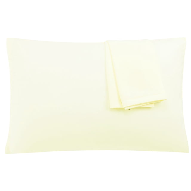 Unique Bargains Taies d'Oreiller en Microfibre 1800 à Fermeture Éclair 2 Pcs