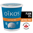 thumbnail image 1 of Oikos Greek Yogurt, Plain, Lactose Free, 0% M.F., 1 of 7