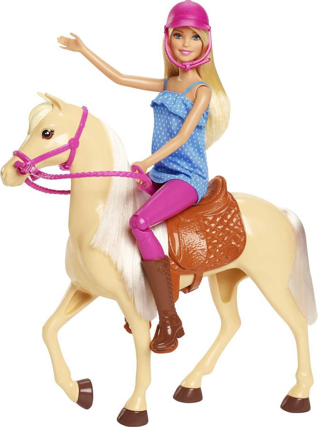 Barbie – Coffret de jeu Poupée et cheval