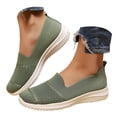 thumbnail image 1 of Mepaouo Chaussures Mocassins de Marche pour Femmes à Enfiler Légères à Bout Rond en Tricot Plates Espadrilles de Course Tennis, 1 of 9