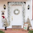 thumbnail image 5 of B Flocked Pine And Holly Berry Decorative Vines 8.85 Feet Length For Christmas Tree And Home Holiday Decor, 5 of 5
