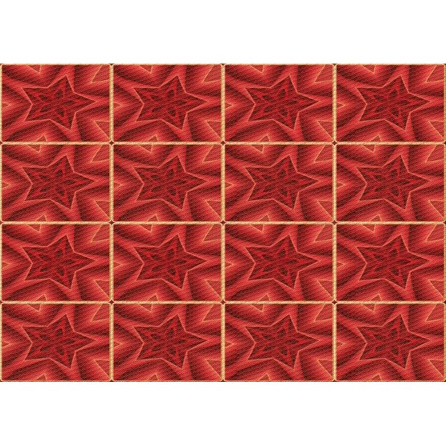Ahgly Company Tapis d'Intérieur Lavables en Machine, Rectangle Rouge de Transition, 2' x 3'