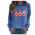 thumbnail image 1 of RKSTN Chandail pour Femmes Décontracté à Manches Longues Blouse à Imprimé de la Saint-Valentin Hauts Chandail Col Rond Coupe Ample Chandail, 1 of 3