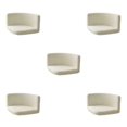 thumbnail image 2 of kurtrusly Trilateral Chair Covers Wide Application And Strong Elastic Chair Protection Made Easy Polyester Cover Chairs Decoration off-white 5Set, 2 of 6