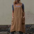 thumbnail image 3 of MesaSe Japan Style Cotton Linen Aprons Pinafore Cross Bandage X Shape Back, 3 of 6