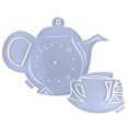 thumbnail image 4 of MasteelfCA 1 Set Silicone Clock Mold Kettle and Cup DIY Wall Hanging Decorative Clock Mold, 4 of 8