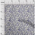 thumbnail image 2 of oneOone Viscose Jersey Dark Blue Fabric Asian Block Print Fabric For Sewing Printed Craft Fabric By The Yard 60 Inch Wide, 2 of 4