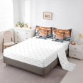 thumbnail image 4 of YST Japanese Style 7-Piece Comforter Set, Vintage Ukiyoe, Asian, King, 4 of 6
