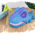 thumbnail image 3 of Blue Aquatic Dino Bite Game Chomping Teeth Toy With Led Effects Interactive Finger Fun, 3 of 7